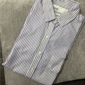 Striped Purple and White Women’s Shirt